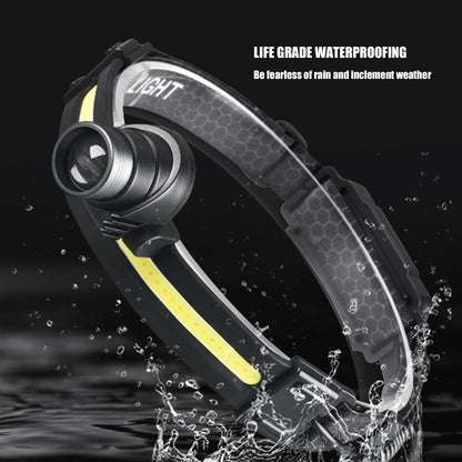 COB Multifunctional Headlight LED Mini Induction Headlamp Waterproof Camping Torch Head Lamp for Outdoors V1294-YM0523-3119220055911