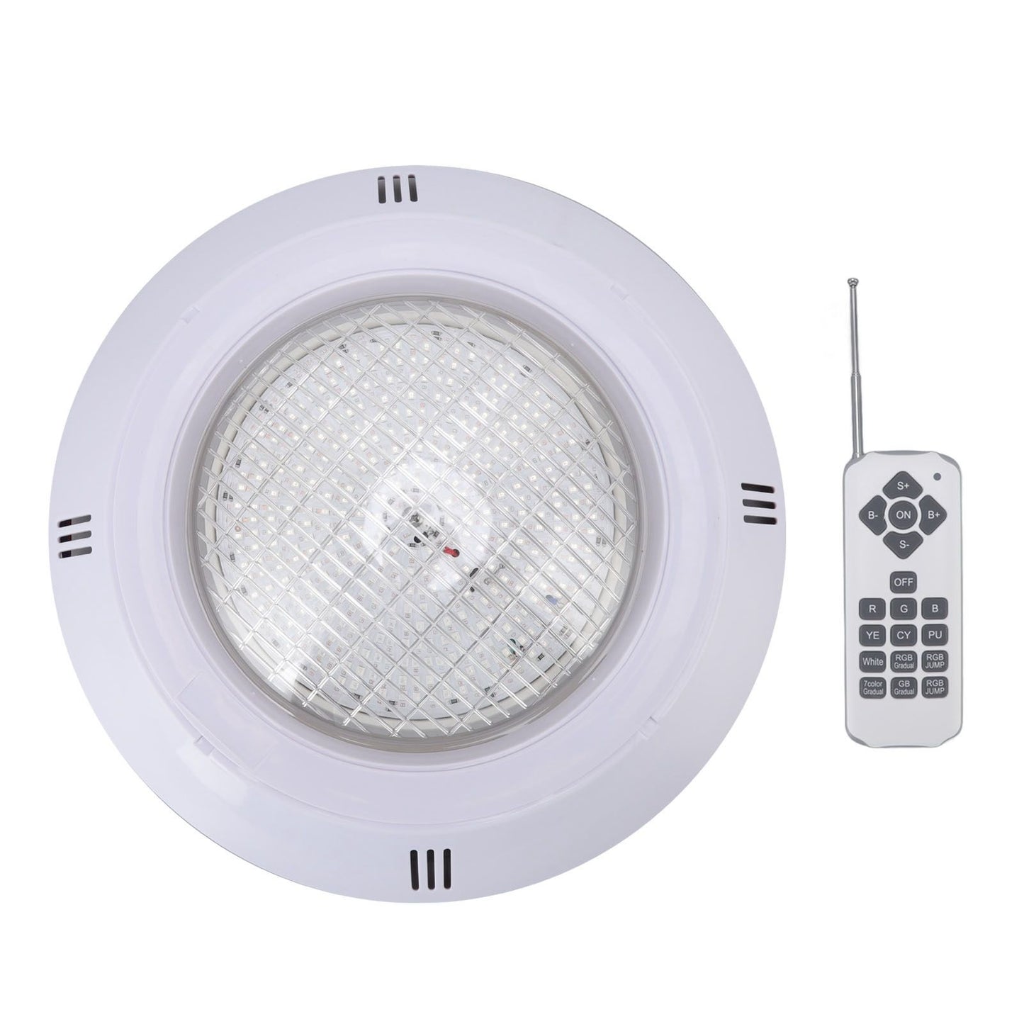 Pool LED Lights AC12V RGB Colorful IP68 Waterproof Remote Control High Transmittance Durable ABS Aquarium V1294-YM0523-3119220056412