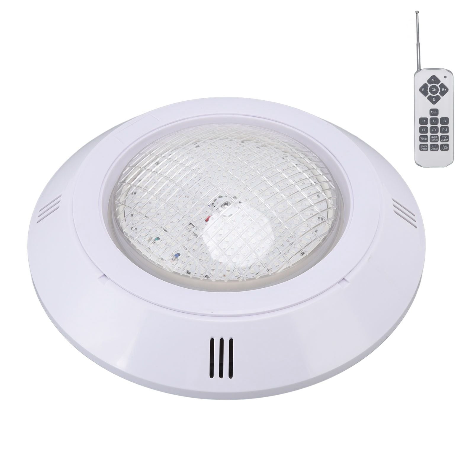 Pool LED Lights AC12V RGB Colorful IP68 Waterproof Remote Control High Transmittance Durable ABS Aquarium V1294-YM0523-3119220056412