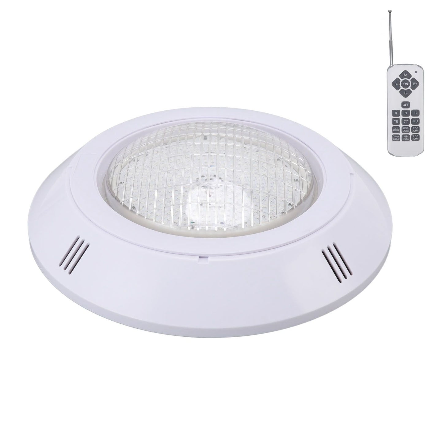 Pool LED Lights AC12V RGB Colorful IP68 Waterproof Remote Control High Transmittance Durable ABS Aquarium V1294-YM0523-3119220056412