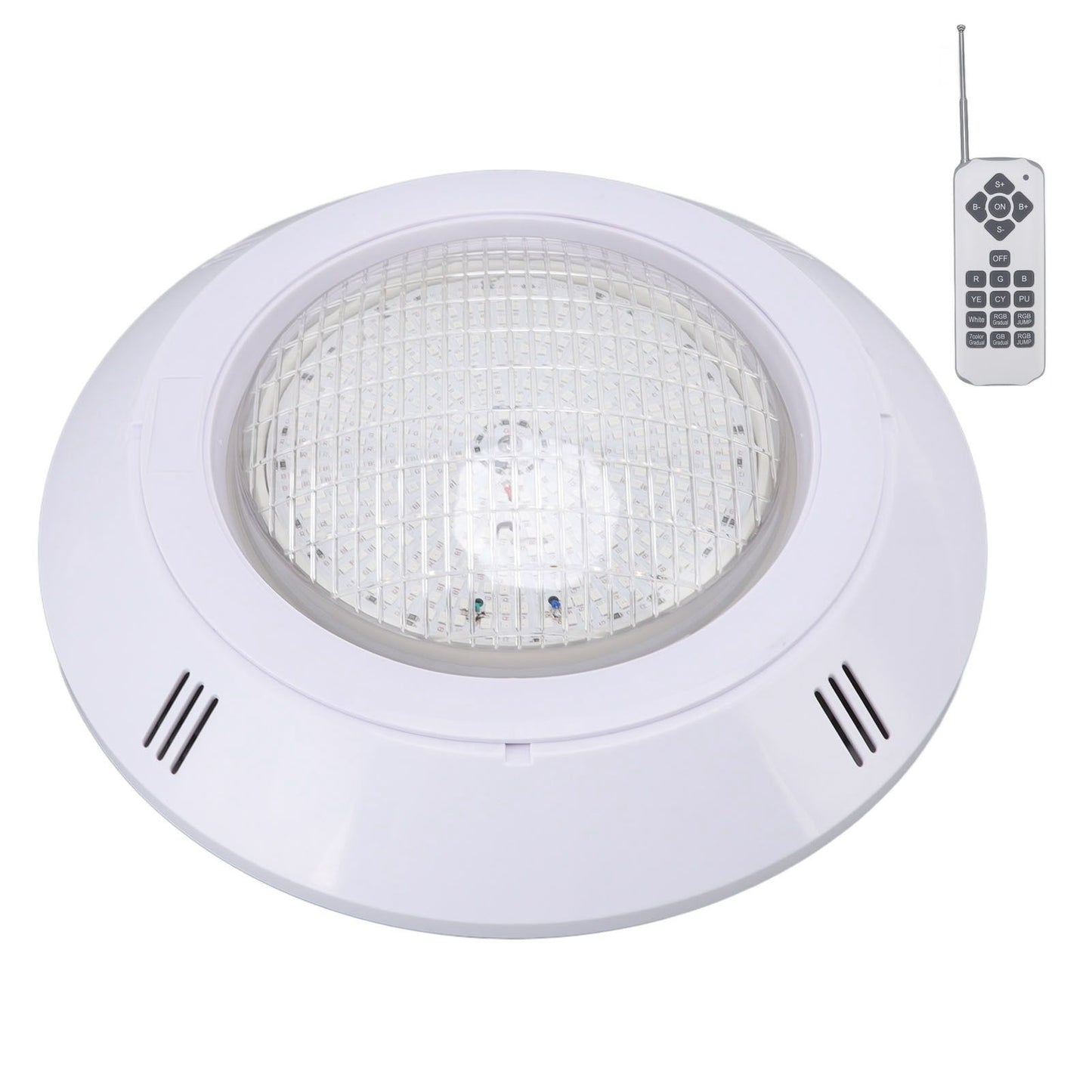 Pool LED Lights AC12V RGB Colorful IP68 Waterproof Remote Control High Transmittance Durable ABS Aquarium V1294-YM0523-3119220056412
