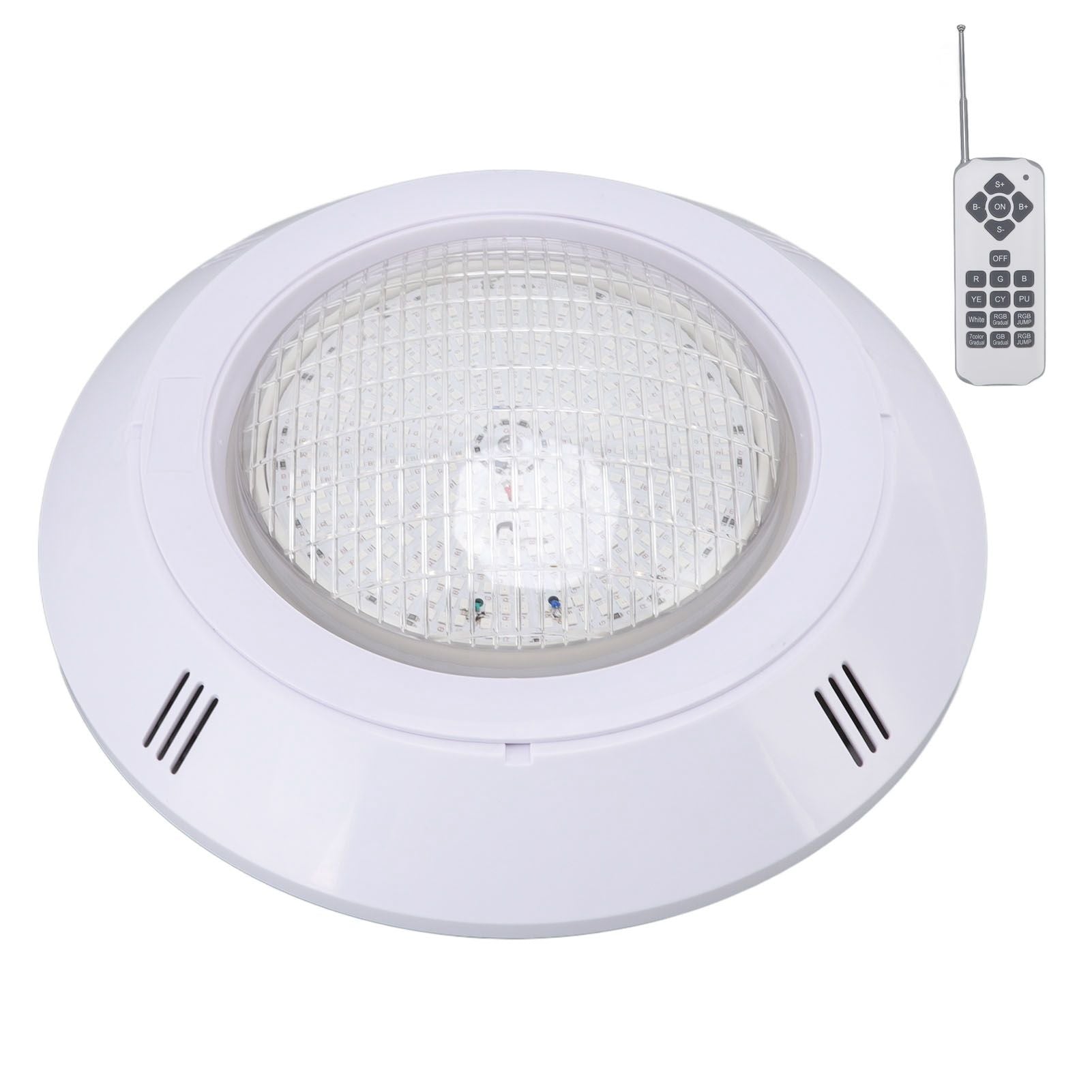 Pool LED Lights AC12V RGB Colorful IP68 Waterproof Remote Control High Transmittance Durable ABS Aquarium V1294-YM0523-3119220056412