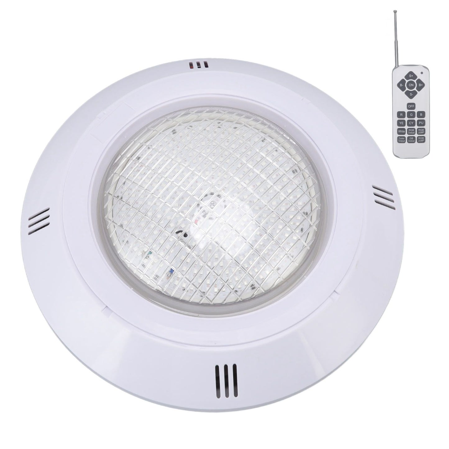 Pool LED Lights AC12V RGB Colorful IP68 Waterproof Remote Control High Transmittance Durable ABS Aquarium V1294-YM0523-3119220056412