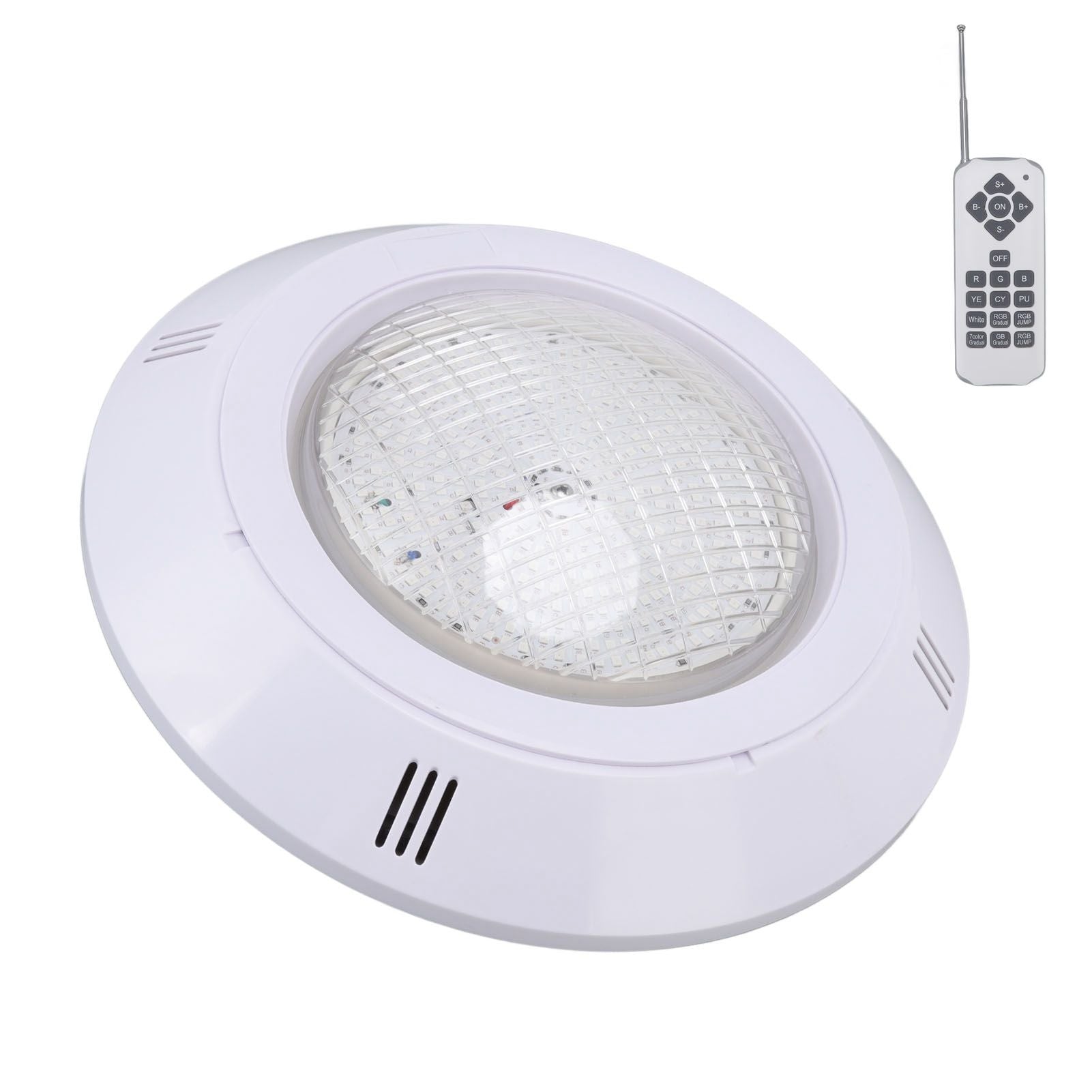 Pool LED Lights AC12V RGB Colorful IP68 Waterproof Remote Control High Transmittance Durable ABS Aquarium V1294-YM0523-3119220056412
