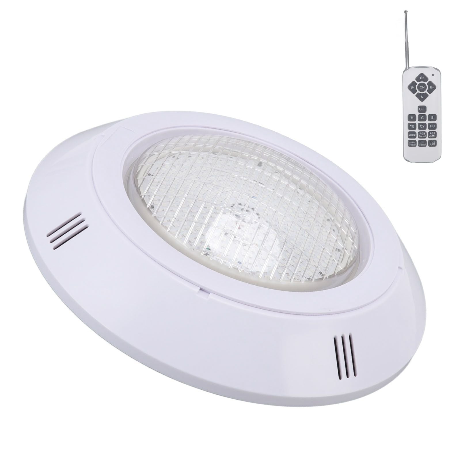 Pool LED Lights AC12V RGB Colorful IP68 Waterproof Remote Control High Transmittance Durable ABS Aquarium V1294-YM0523-3119220056412
