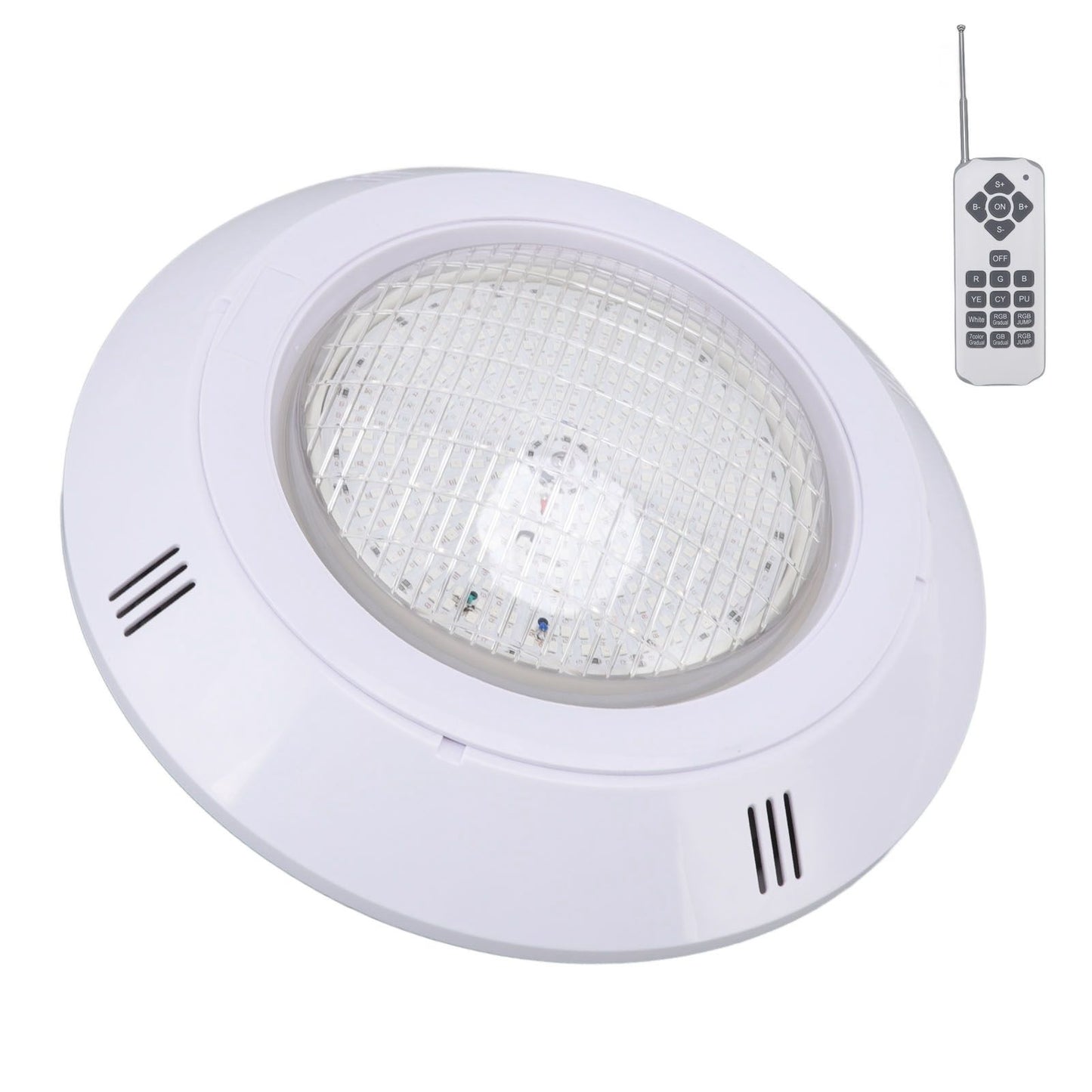 Pool LED Lights AC12V RGB Colorful IP68 Waterproof Remote Control High Transmittance Durable ABS Aquarium V1294-YM0523-3119220056412
