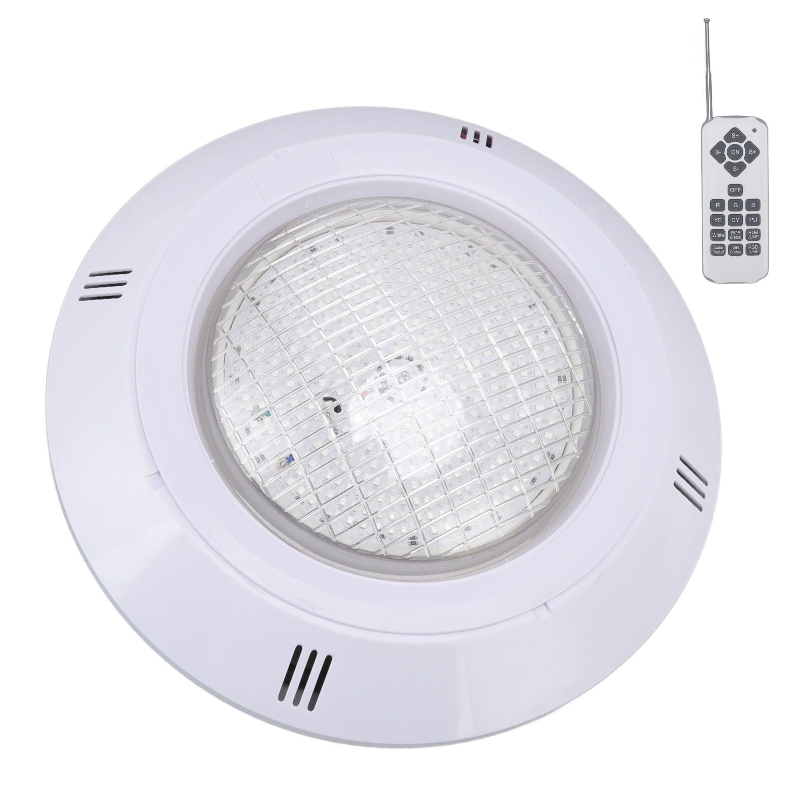 Pool LED Lights AC12V RGB Colorful IP68 Waterproof Remote Control High Transmittance Durable ABS Aquarium V1294-YM0523-3119220056412