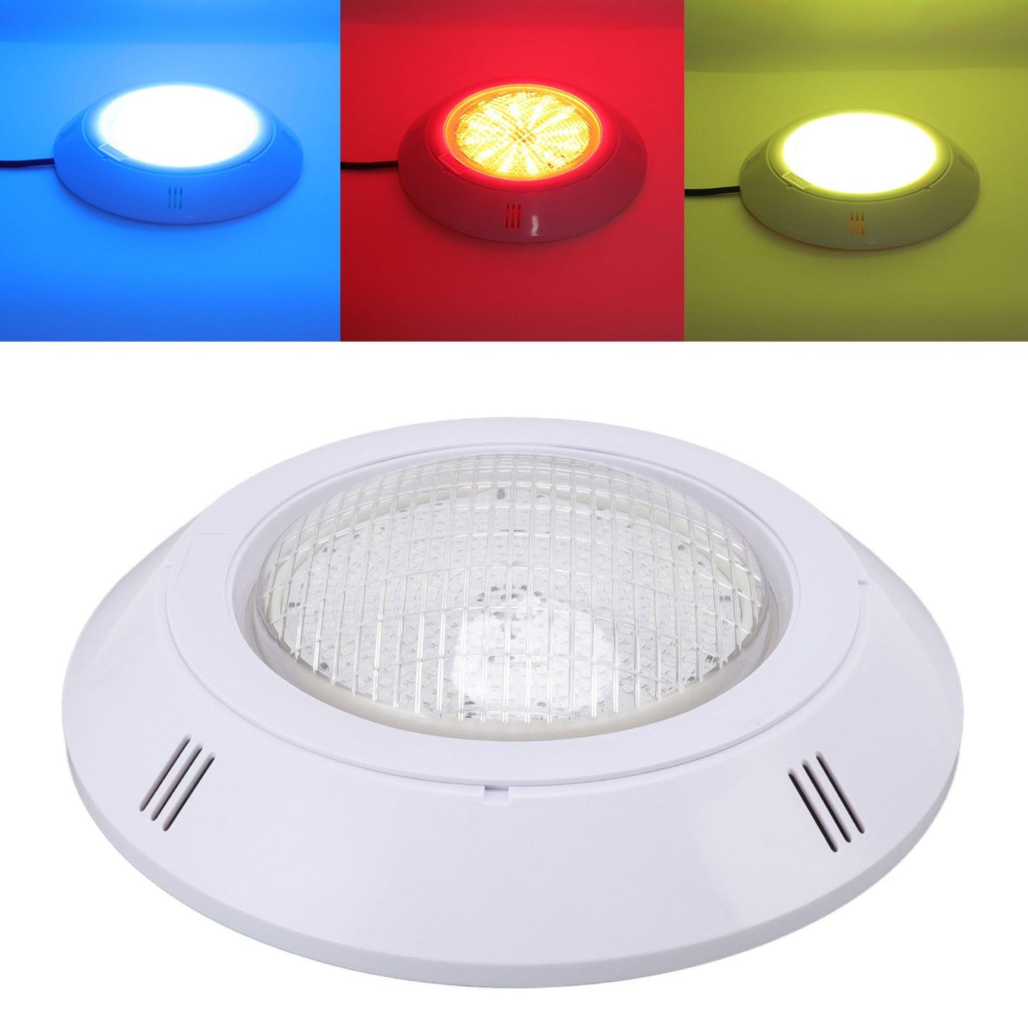 Pool LED Lights AC12V RGB Colorful IP68 Waterproof Remote Control High Transmittance Durable ABS Aquarium V1294-YM0523-3119220056412