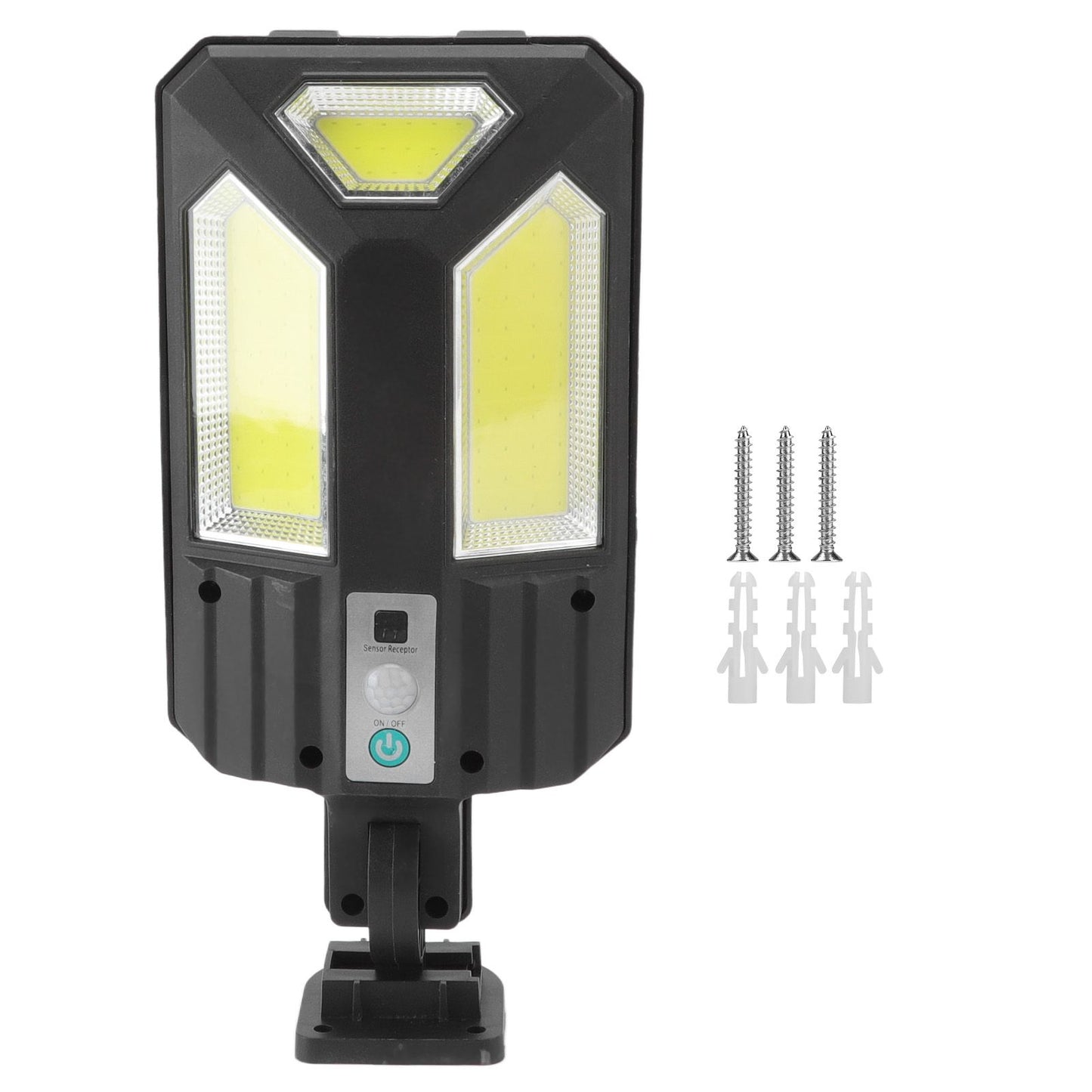 Solar Sensor Wall Light 3COB Energy Saving High Brightness Waterproof Solar Street Light for Outdoor V1294-YM0523-3119220057011