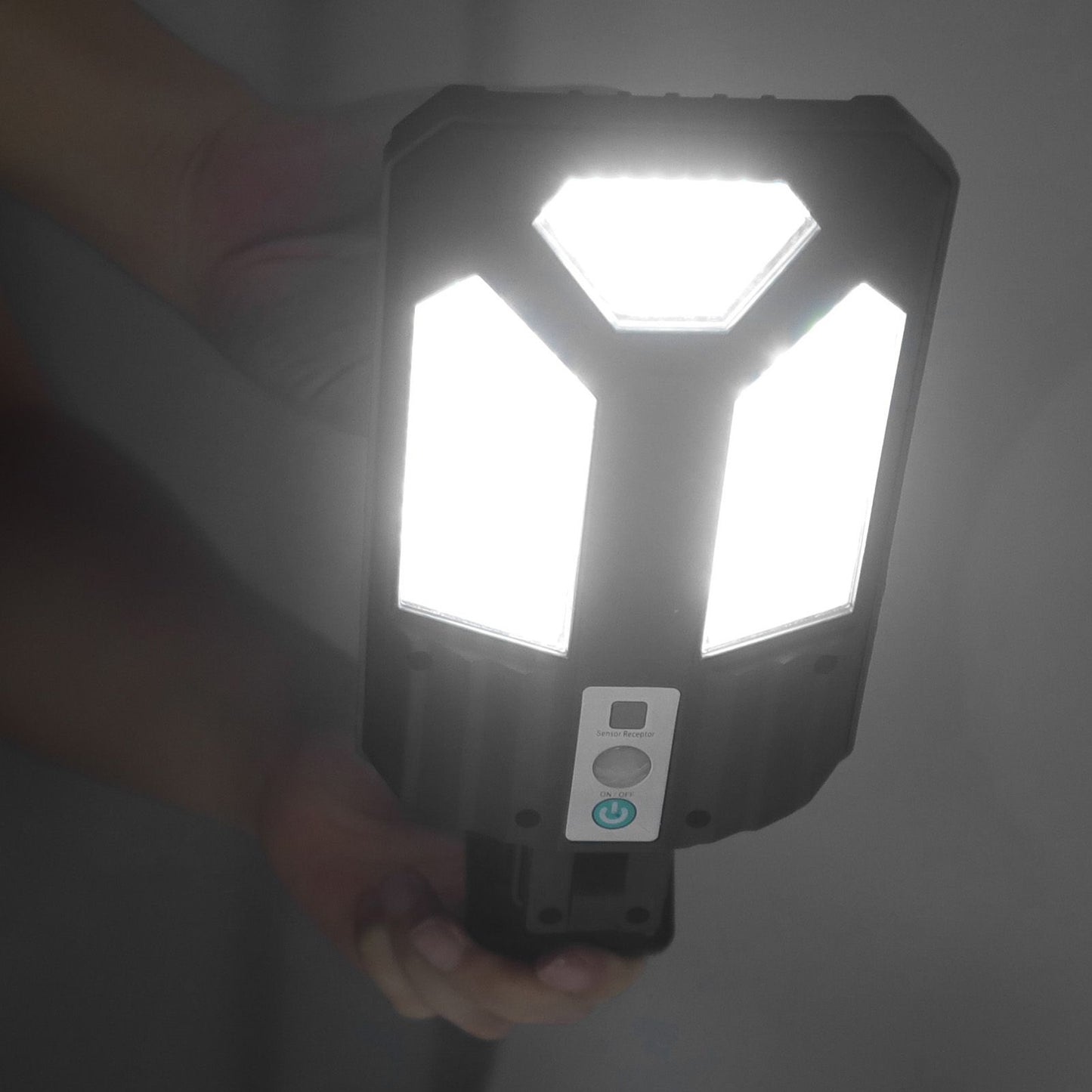 Solar Sensor Wall Light 3COB Energy Saving High Brightness Waterproof Solar Street Light for Outdoor V1294-YM0523-3119220057011