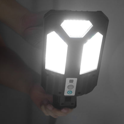 Solar Sensor Wall Light 3COB Energy Saving High Brightness Waterproof Solar Street Light for Outdoor V1294-YM0523-3119220057011