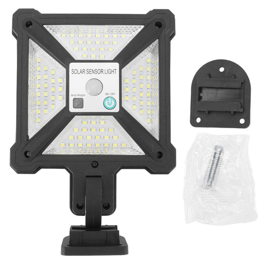 LED Solar Street Lights Human Body Sensor IP65 Waterproof LED Wall Lamp for Courtyard Patio Garden V1294-YM0523-3119220058011