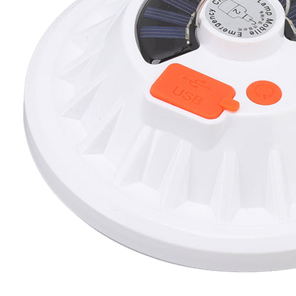 Solar Emergency Light IP65 Waterproof 60 LEDs USB Rechargeable Camping Light for Outdoor Camping V1294-YM0523-3119220058711