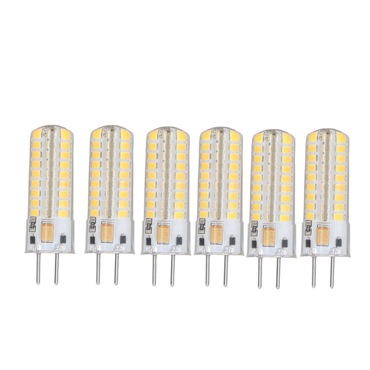 6Pcs GY6.35 LED Bulb 7W AC DC12V 700lm 72 LEDs 360 Degree LED Corn Light Bulb for Pendant Lamps Ceiling Lamps V1294-YM0523-3119220064712