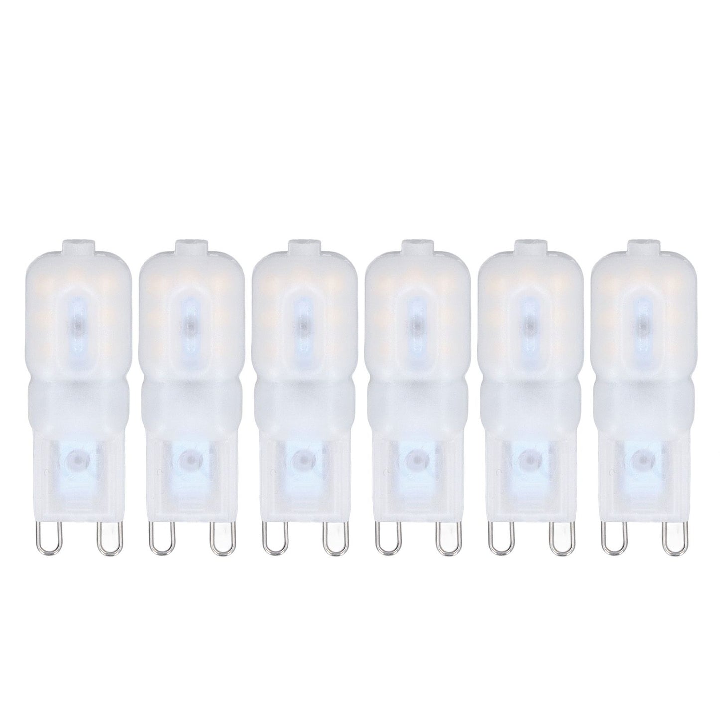 6Pcs G9 LED Light Bulbs Dimmable 3W Energy Saving 360 Degree Light Light Bulb for Ceiling Lamps and Pendant V1294-YM0523-3119220065013