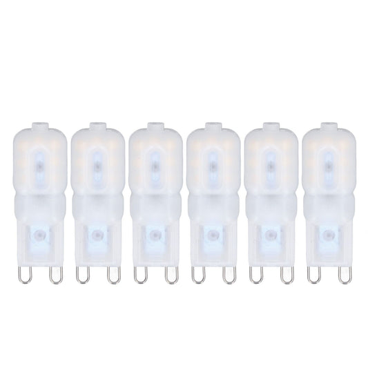 6Pcs G9 LED Light Bulbs Dimmable 3W Energy Saving 360 Degree Light Light Bulb for Ceiling Lamps and Pendant V1294-YM0523-3119220065013