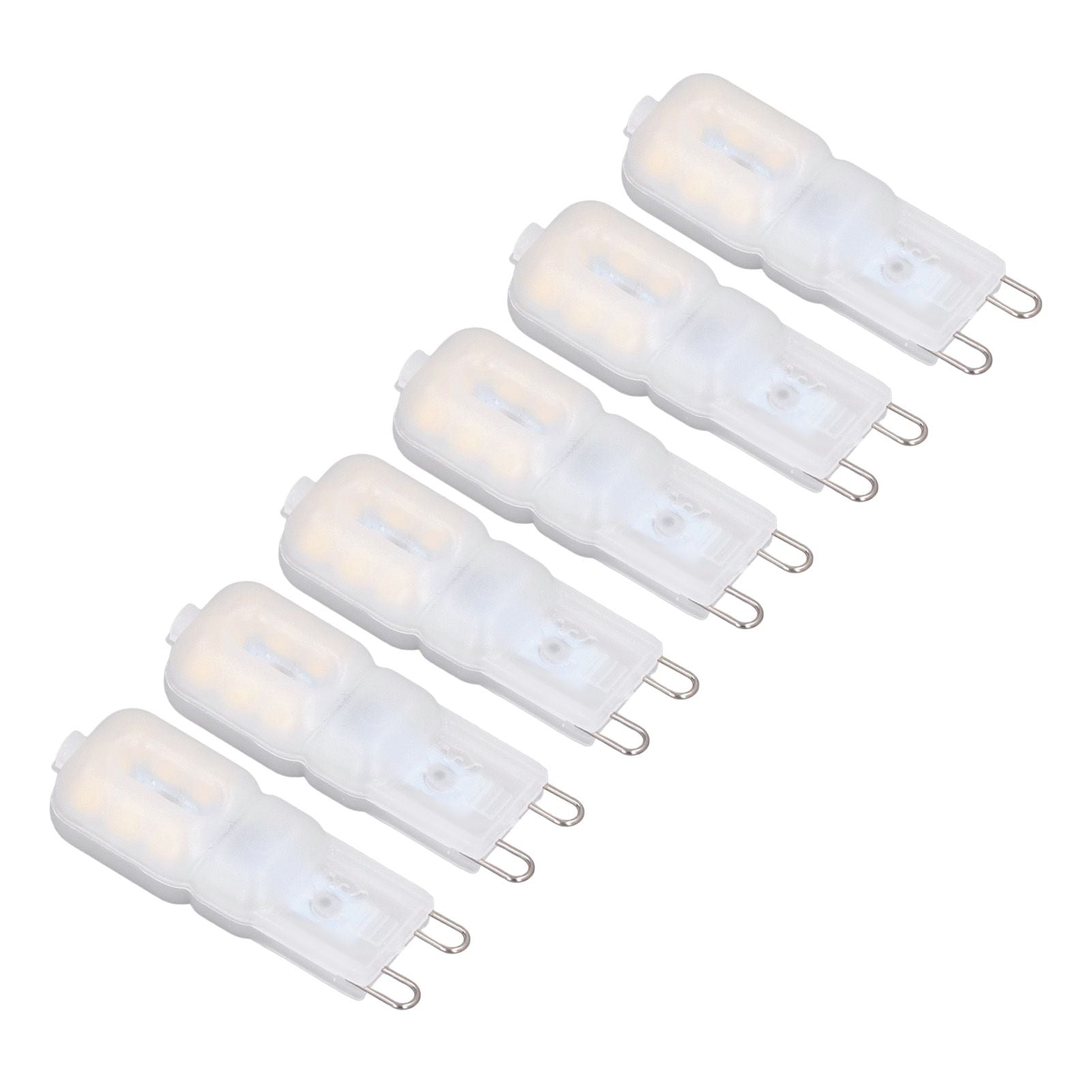 6Pcs G9 LED Light Bulbs Dimmable 3W Energy Saving 360 Degree Light Light Bulb for Ceiling Lamps and Pendant V1294-YM0523-3119220065013