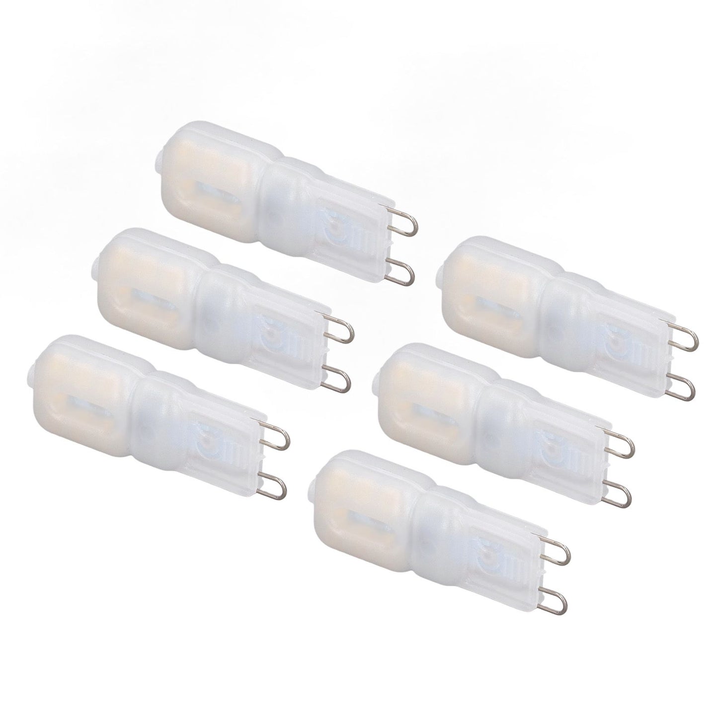 6Pcs G9 LED Light Bulbs Dimmable 3W Energy Saving 360 Degree Light Light Bulb for Ceiling Lamps and Pendant V1294-YM0523-3119220065013