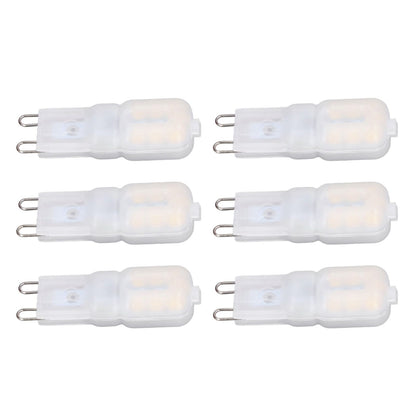 6Pcs G9 LED Light Bulbs Dimmable 3W Energy Saving 360 Degree Light Light Bulb for Ceiling Lamps and Pendant V1294-YM0523-3119220065013