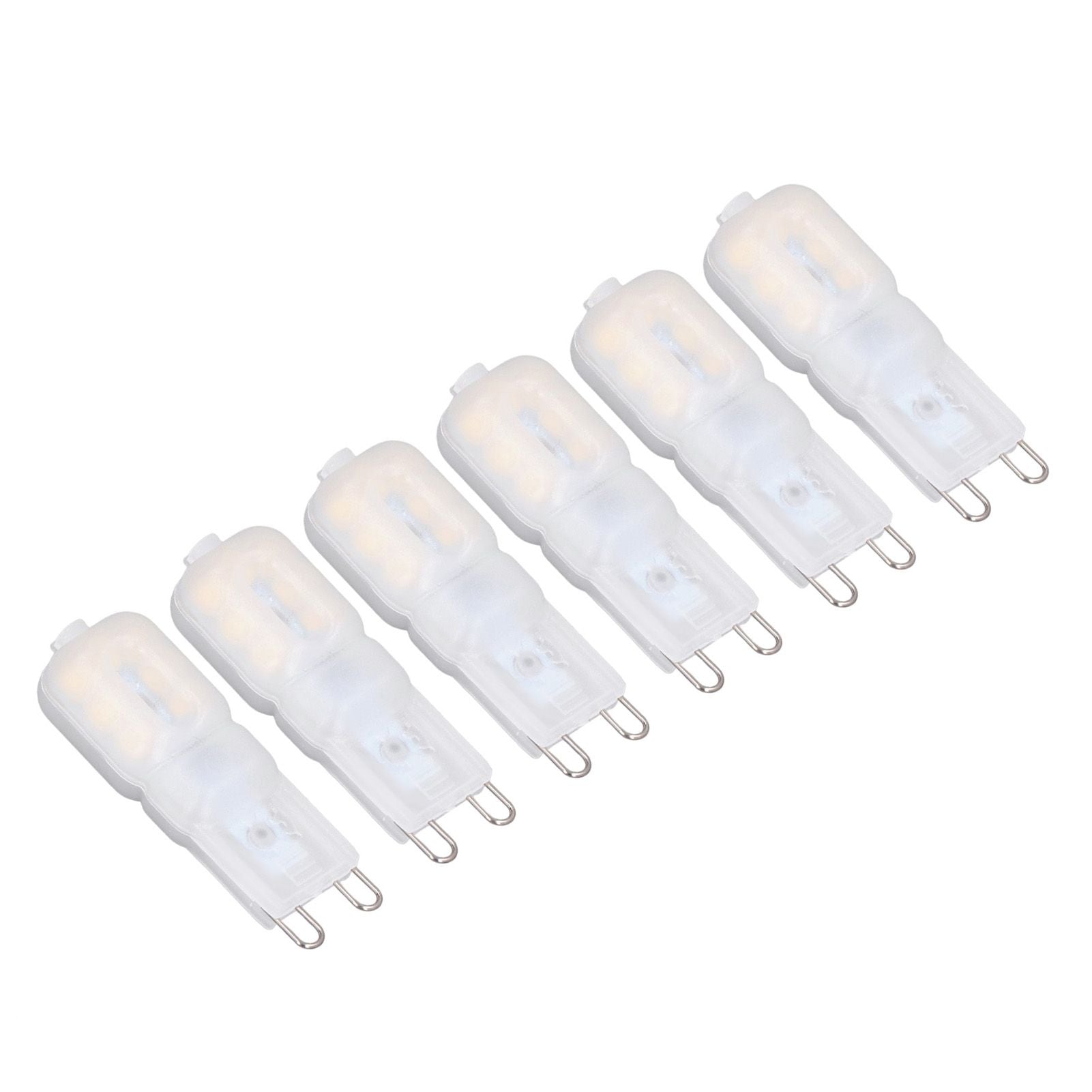 6Pcs G9 LED Light Bulbs Dimmable 3W Energy Saving 360 Degree Light Light Bulb for Ceiling Lamps and Pendant V1294-YM0523-3119220065013