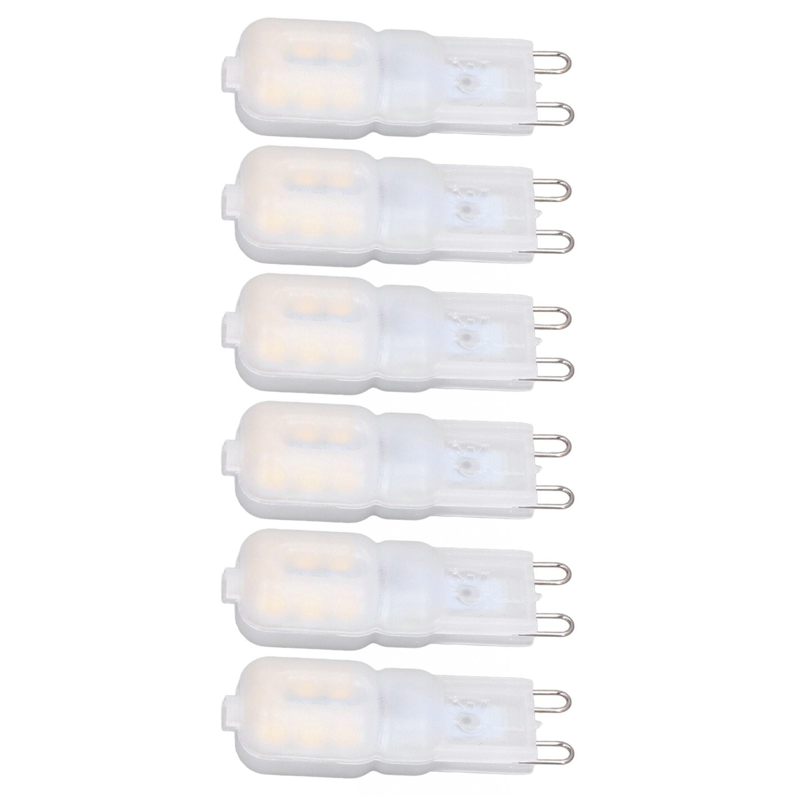 6Pcs G9 LED Light Bulbs Dimmable 3W Energy Saving 360 Degree Light Light Bulb for Ceiling Lamps and Pendant V1294-YM0523-3119220065013