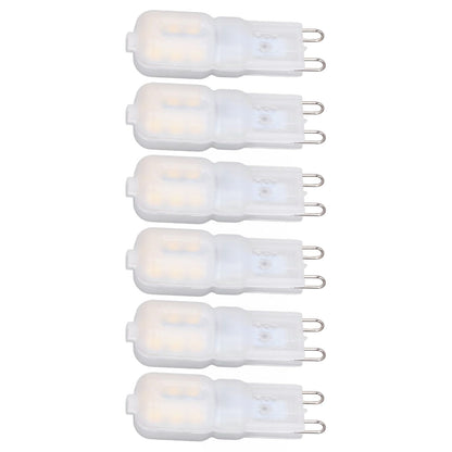 6Pcs G9 LED Light Bulbs Dimmable 3W Energy Saving 360 Degree Light Light Bulb for Ceiling Lamps and Pendant V1294-YM0523-3119220065013