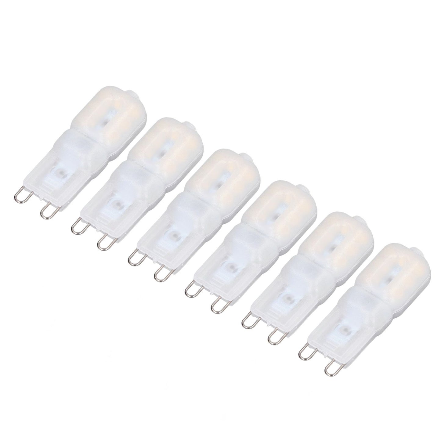 6Pcs G9 LED Light Bulbs Dimmable 3W Energy Saving 360 Degree Light Light Bulb for Ceiling Lamps and Pendant V1294-YM0523-3119220065013