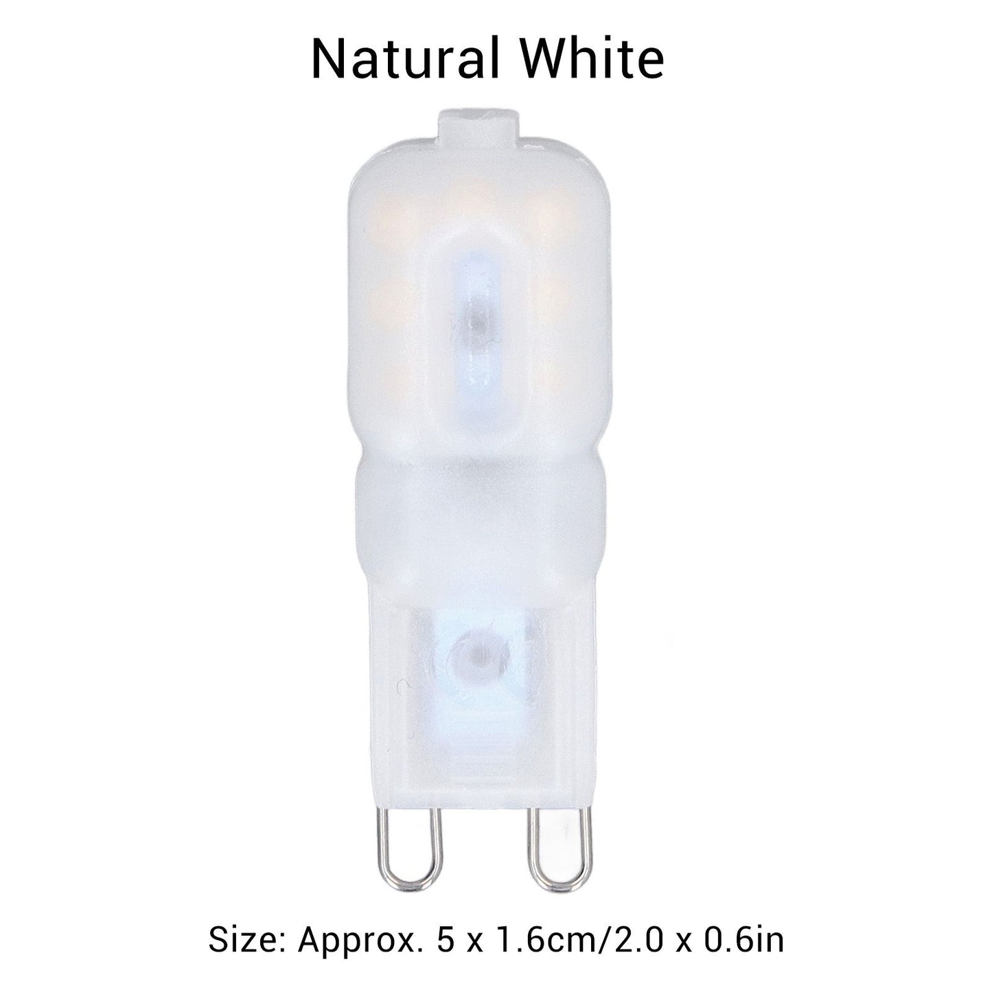 6Pcs G9 LED Light Bulbs Dimmable 3W Energy Saving 360 Degree Light Light Bulb for Ceiling Lamps and Pendant V1294-YM0523-3119220065013