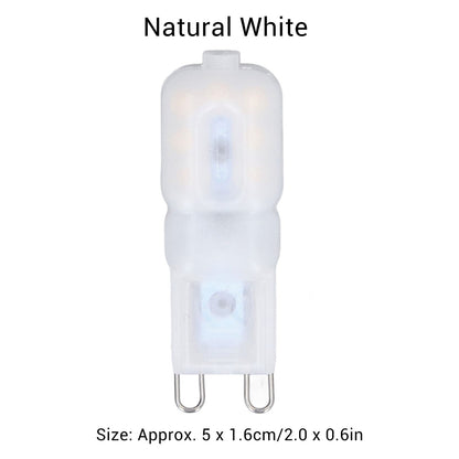 6Pcs G9 LED Light Bulbs Dimmable 3W Energy Saving 360 Degree Light Light Bulb for Ceiling Lamps and Pendant V1294-YM0523-3119220065013