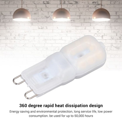 6Pcs G9 LED Light Bulbs Dimmable 3W Energy Saving 360 Degree Light Light Bulb for Ceiling Lamps and Pendant V1294-YM0523-3119220065013