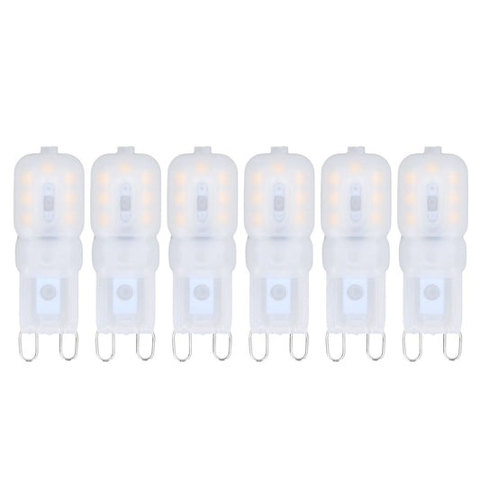6Pcs G9 LED Light Bulbs Dimmable 3W Energy Saving 360 Degree Light Light Bulb for Ceiling Lamps and Pendant V1294-YM0523-3119220065015