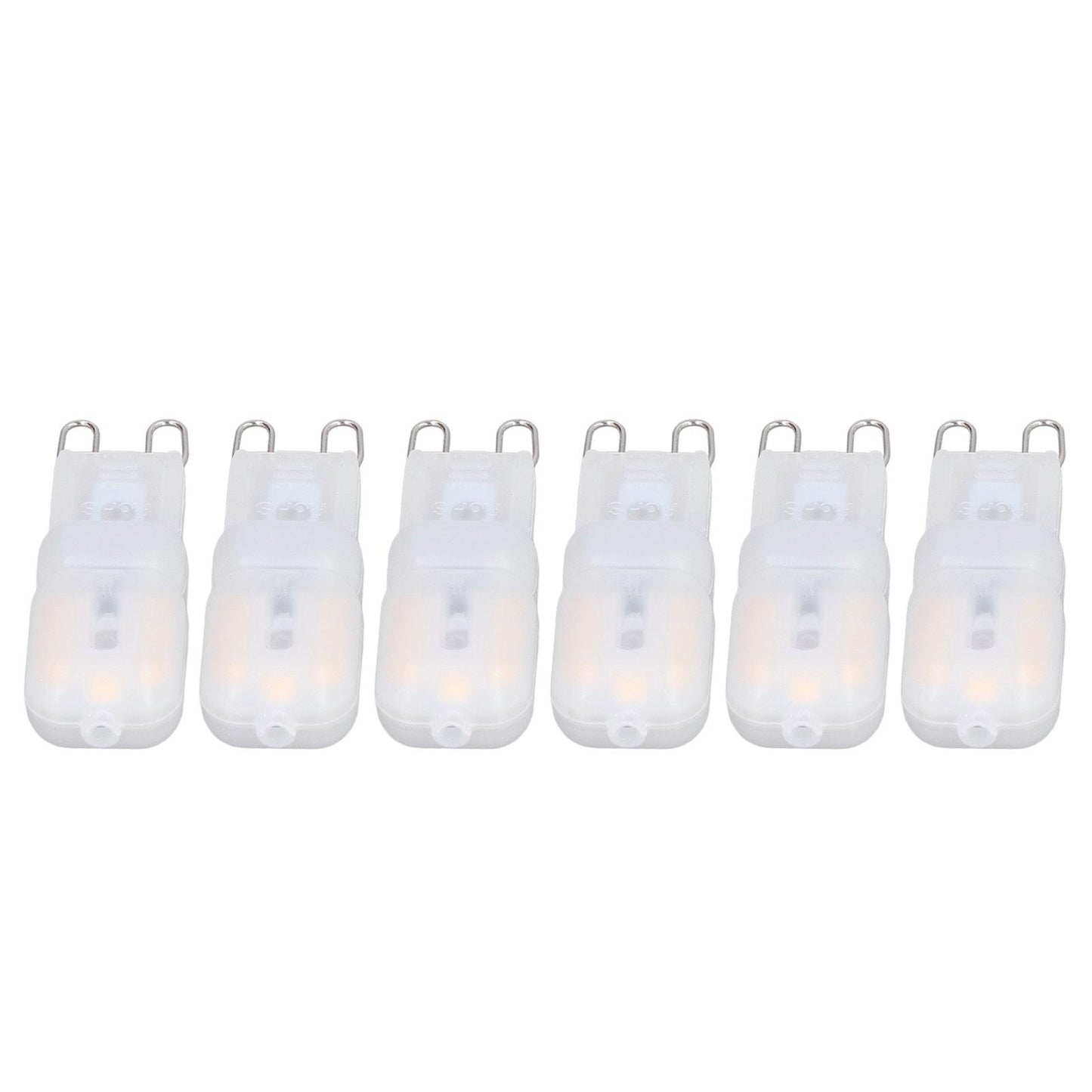 6Pcs G9 LED Light Bulbs Dimmable 3W Energy Saving 360 Degree Light Light Bulb for Ceiling Lamps and Pendant V1294-YM0523-3119220065015
