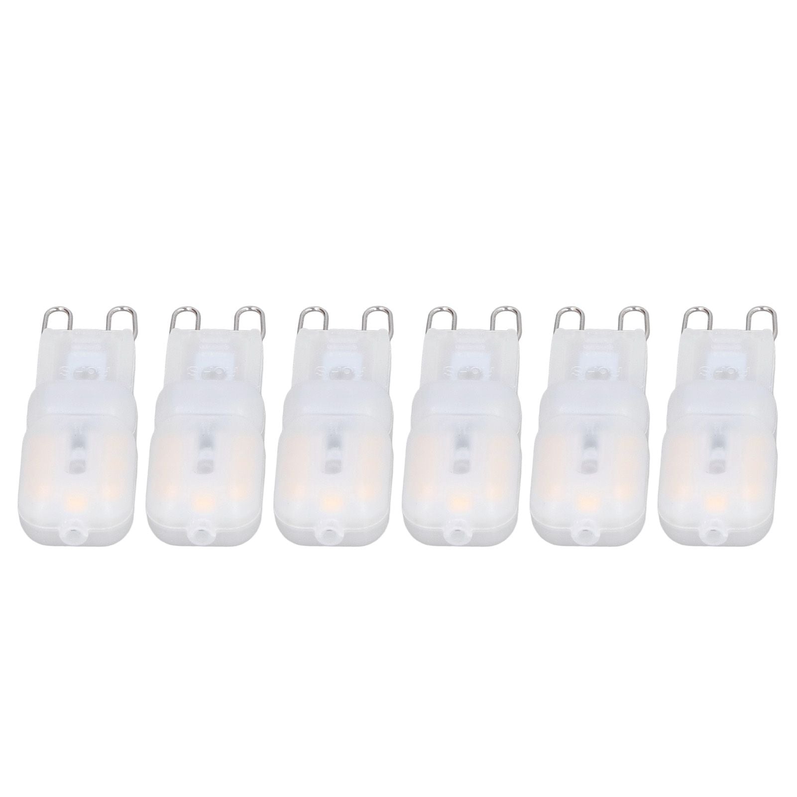 6Pcs G9 LED Light Bulbs Dimmable 3W Energy Saving 360 Degree Light Light Bulb for Ceiling Lamps and Pendant V1294-YM0523-3119220065015
