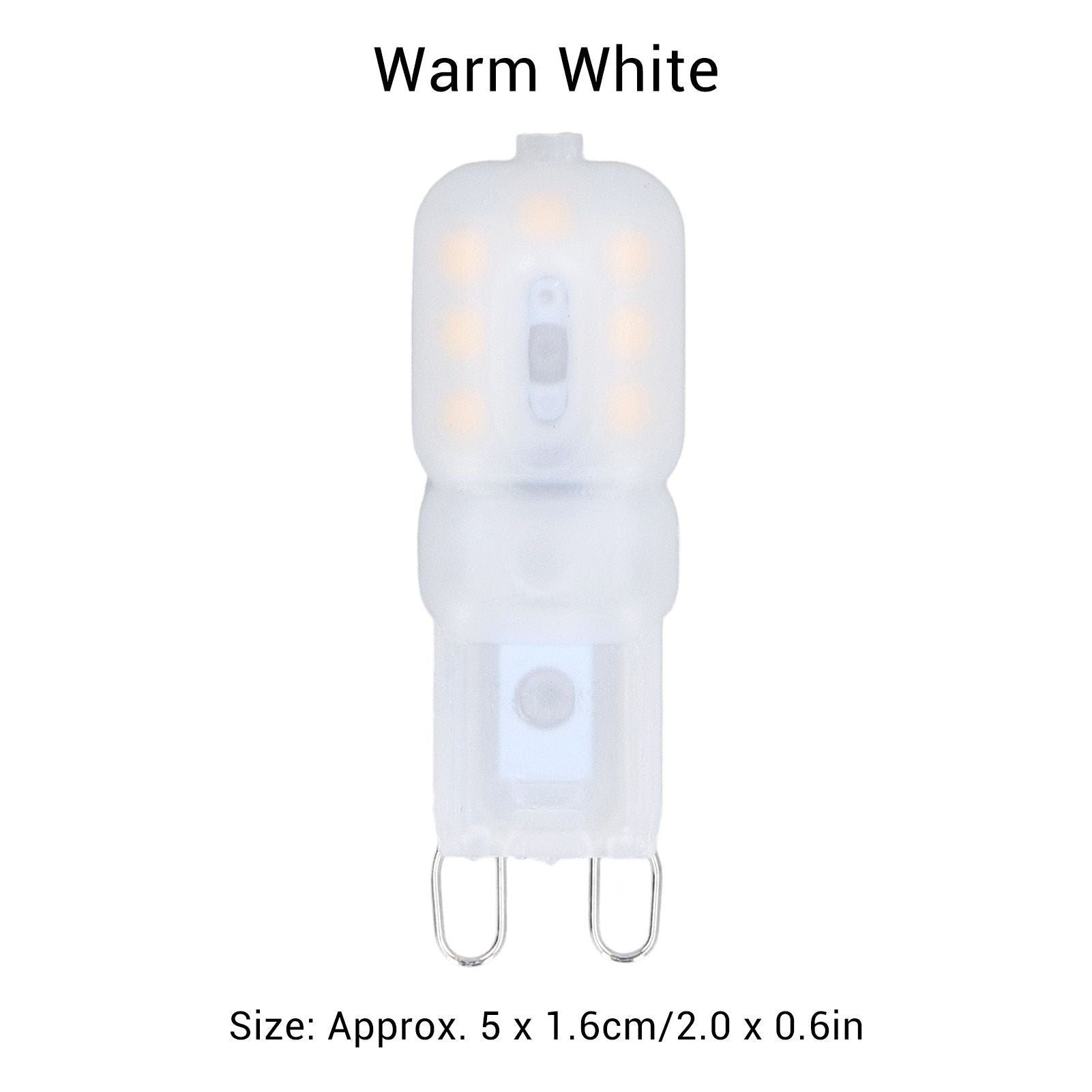 6Pcs G9 LED Light Bulbs Dimmable 3W Energy Saving 360 Degree Light Light Bulb for Ceiling Lamps and Pendant V1294-YM0523-3119220065015