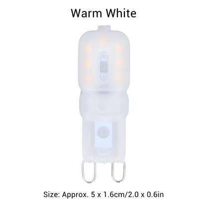 6Pcs G9 LED Light Bulbs Dimmable 3W Energy Saving 360 Degree Light Light Bulb for Ceiling Lamps and Pendant V1294-YM0523-3119220065015