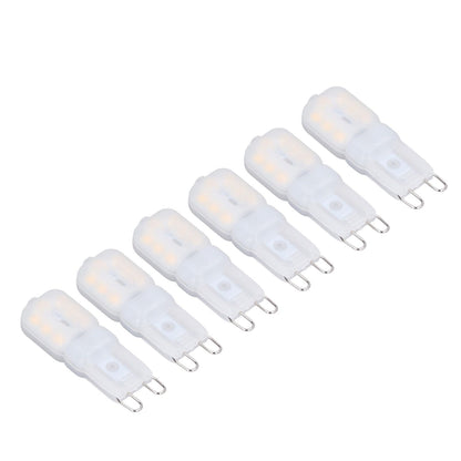 6Pcs G9 LED Light Bulbs Dimmable 3W Energy Saving 360 Degree Light Light Bulb for Ceiling Lamps and Pendant V1294-YM0523-3119220065016