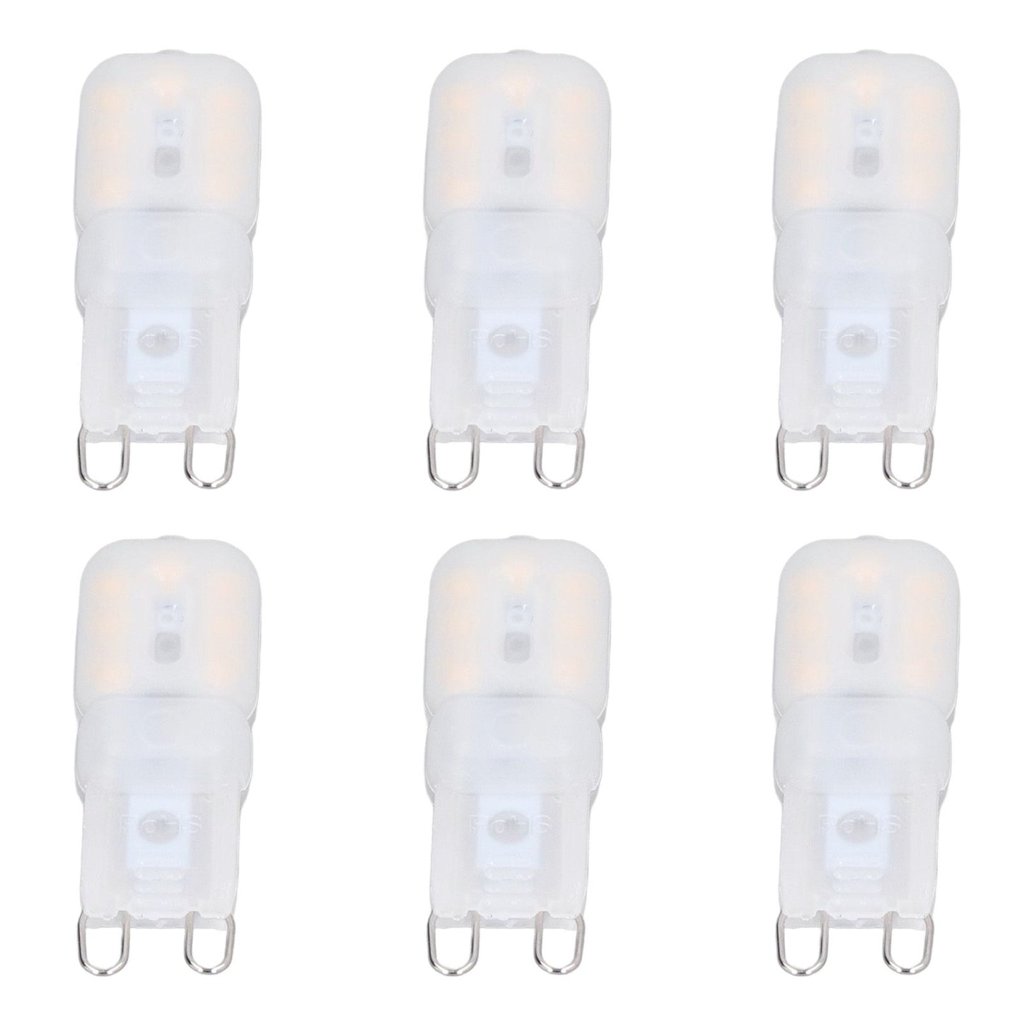 6Pcs G9 LED Light Bulbs Dimmable 3W Energy Saving 360 Degree Light Light Bulb for Ceiling Lamps and Pendant V1294-YM0523-3119220065016