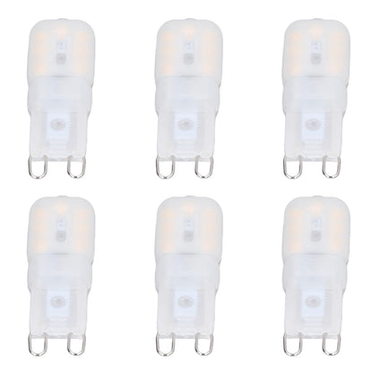 6Pcs G9 LED Light Bulbs Dimmable 3W Energy Saving 360 Degree Light Light Bulb for Ceiling Lamps and Pendant V1294-YM0523-3119220065016