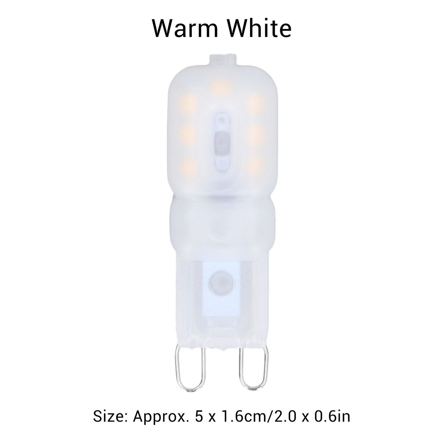 6Pcs G9 LED Light Bulbs Dimmable 3W Energy Saving 360 Degree Light Light Bulb for Ceiling Lamps and Pendant V1294-YM0523-3119220065016