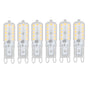 6pcs G9 LED Bulb 5W Transparent Cover 22LED Dimmable G9 Light Bulb for Ceiling Light Wall Light Table Light V1294-YM0523-3119220065314