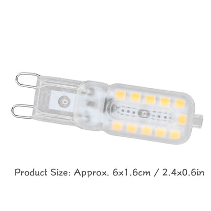 6pcs G9 LED Bulb 5W Transparent Cover 22LED Dimmable G9 Light Bulb for Ceiling Light Wall Light Table Light V1294-YM0523-3119220065314
