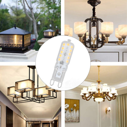 6pcs G9 LED Bulb 5W Transparent Cover 22LED Dimmable G9 Light Bulb for Ceiling Light Wall Light Table Light V1294-YM0523-3119220065316