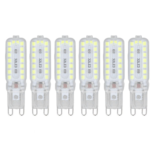 6pcs G9 LED Bulbs 7W Dimmable 360 degrees Illumination Replacement Light Bulb for Wall Desk Cabinet Lamp V1294-YM0523-3119220065412