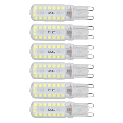 6pcs G9 LED Bulbs 7W Dimmable 360 degrees Illumination Replacement Light Bulb for Wall Desk Cabinet Lamp V1294-YM0523-3119220065412