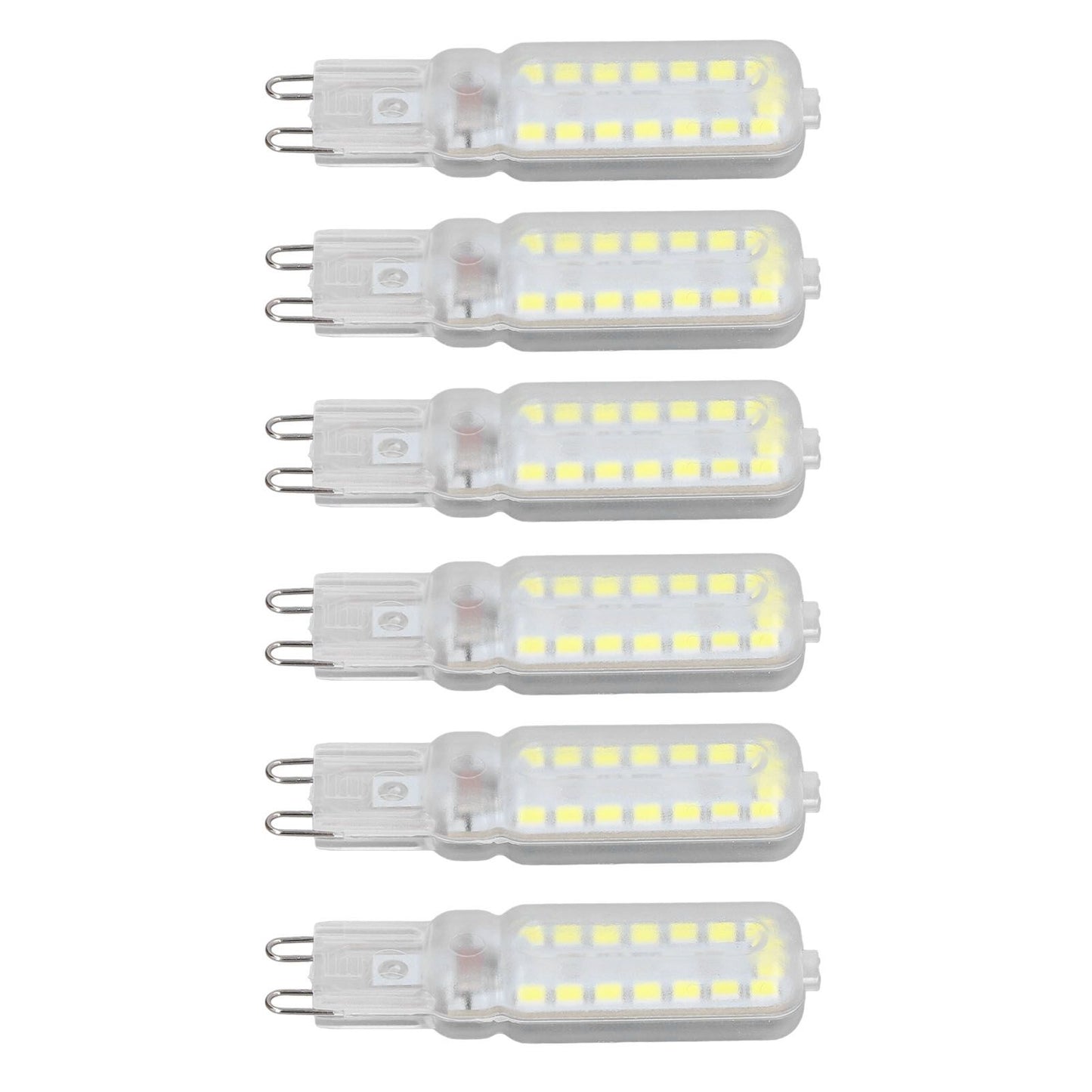 6pcs G9 LED Bulbs 7W Dimmable 360 degrees Illumination Replacement Light Bulb for Wall Desk Cabinet Lamp V1294-YM0523-3119220065412
