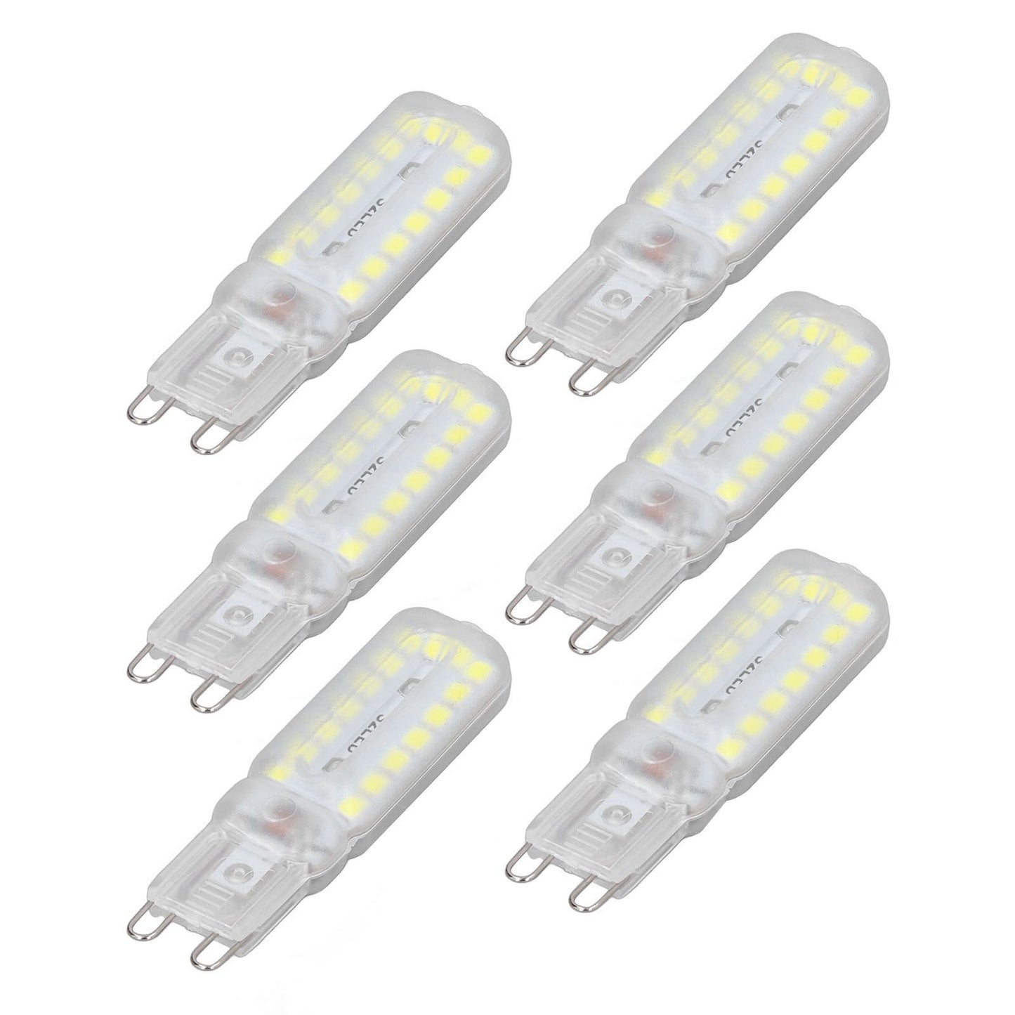 6pcs G9 LED Bulbs 7W Dimmable 360 degrees Illumination Replacement Light Bulb for Wall Desk Cabinet Lamp V1294-YM0523-3119220065412