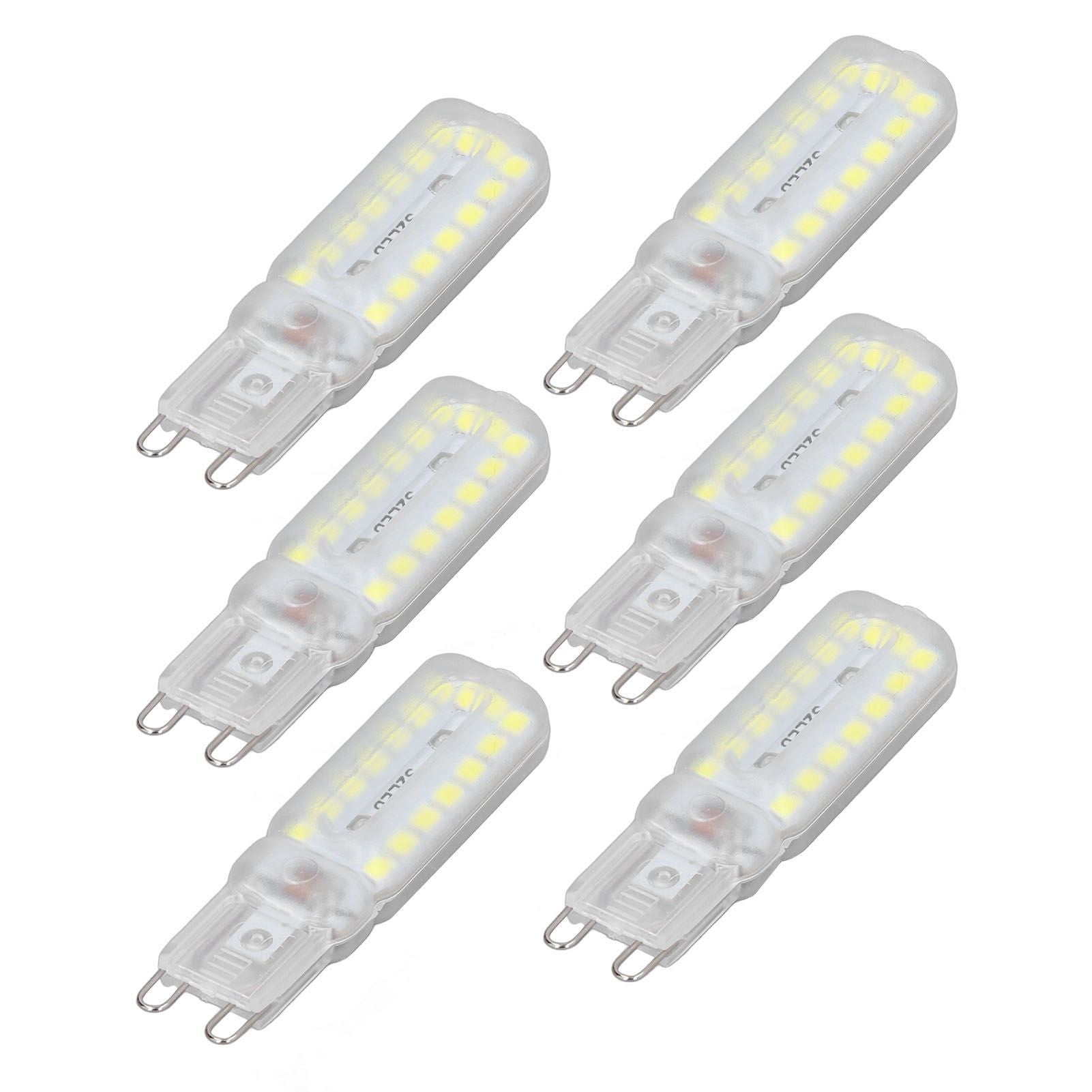 6pcs G9 LED Bulbs 7W Dimmable 360 degrees Illumination Replacement Light Bulb for Wall Desk Cabinet Lamp V1294-YM0523-3119220065412