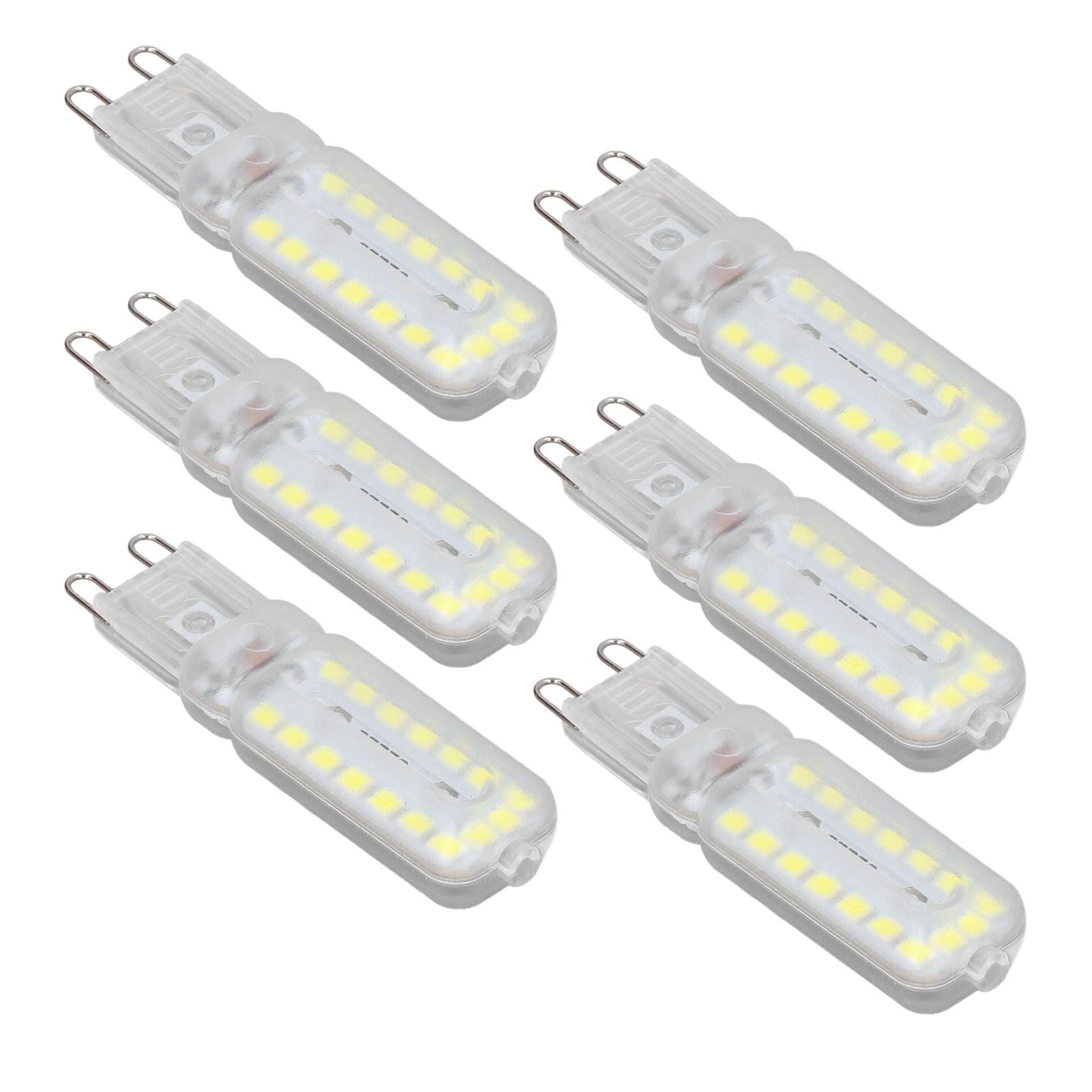 6pcs G9 LED Bulbs 7W Dimmable 360 degrees Illumination Replacement Light Bulb for Wall Desk Cabinet Lamp V1294-YM0523-3119220065412