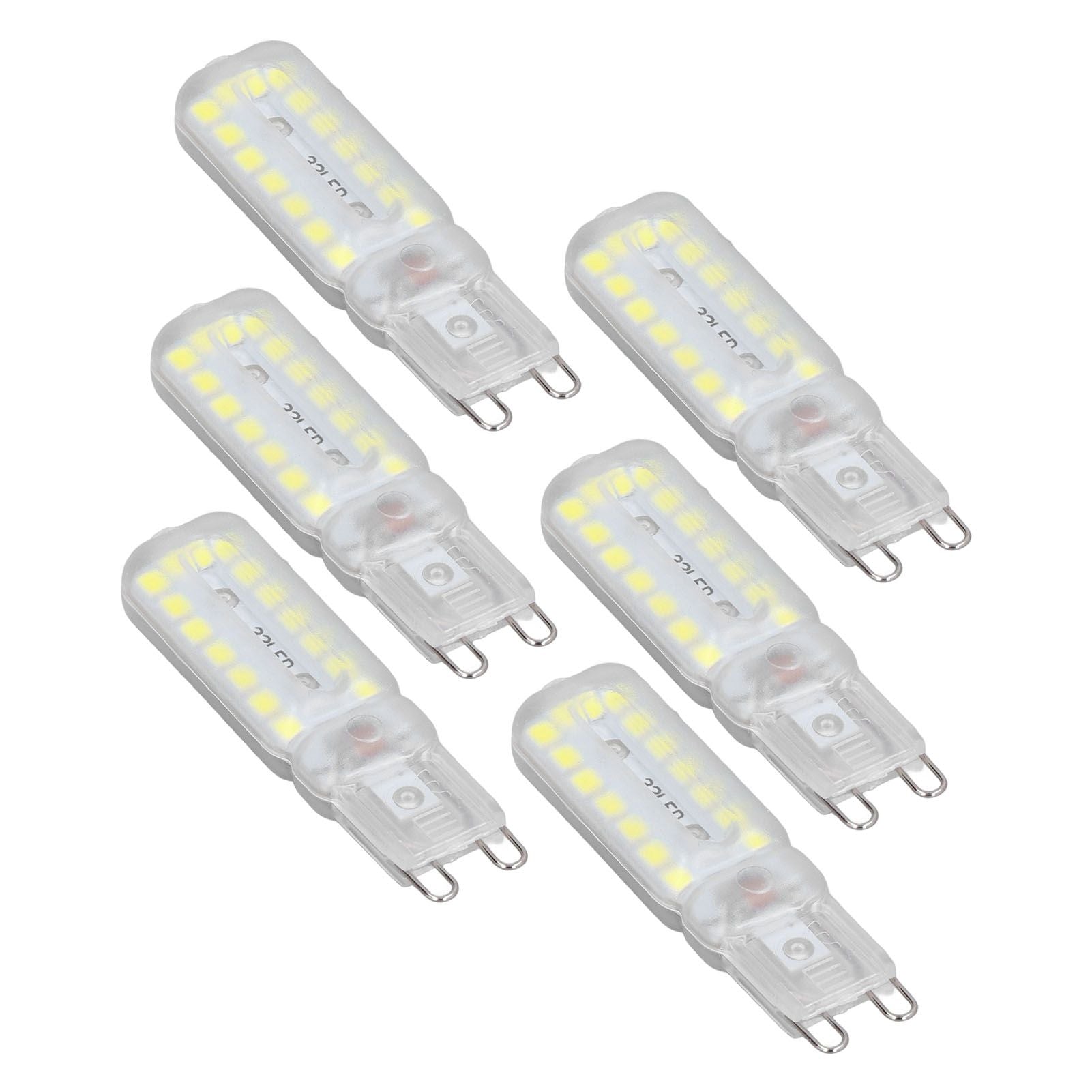 6pcs G9 LED Bulbs 7W Dimmable 360 degrees Illumination Replacement Light Bulb for Wall Desk Cabinet Lamp V1294-YM0523-3119220065412