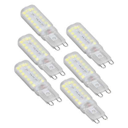 6pcs G9 LED Bulbs 7W Dimmable 360 degrees Illumination Replacement Light Bulb for Wall Desk Cabinet Lamp V1294-YM0523-3119220065412